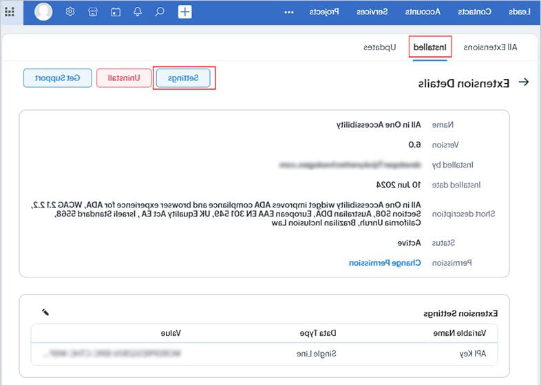 Zoho-crm都在一个可访问性